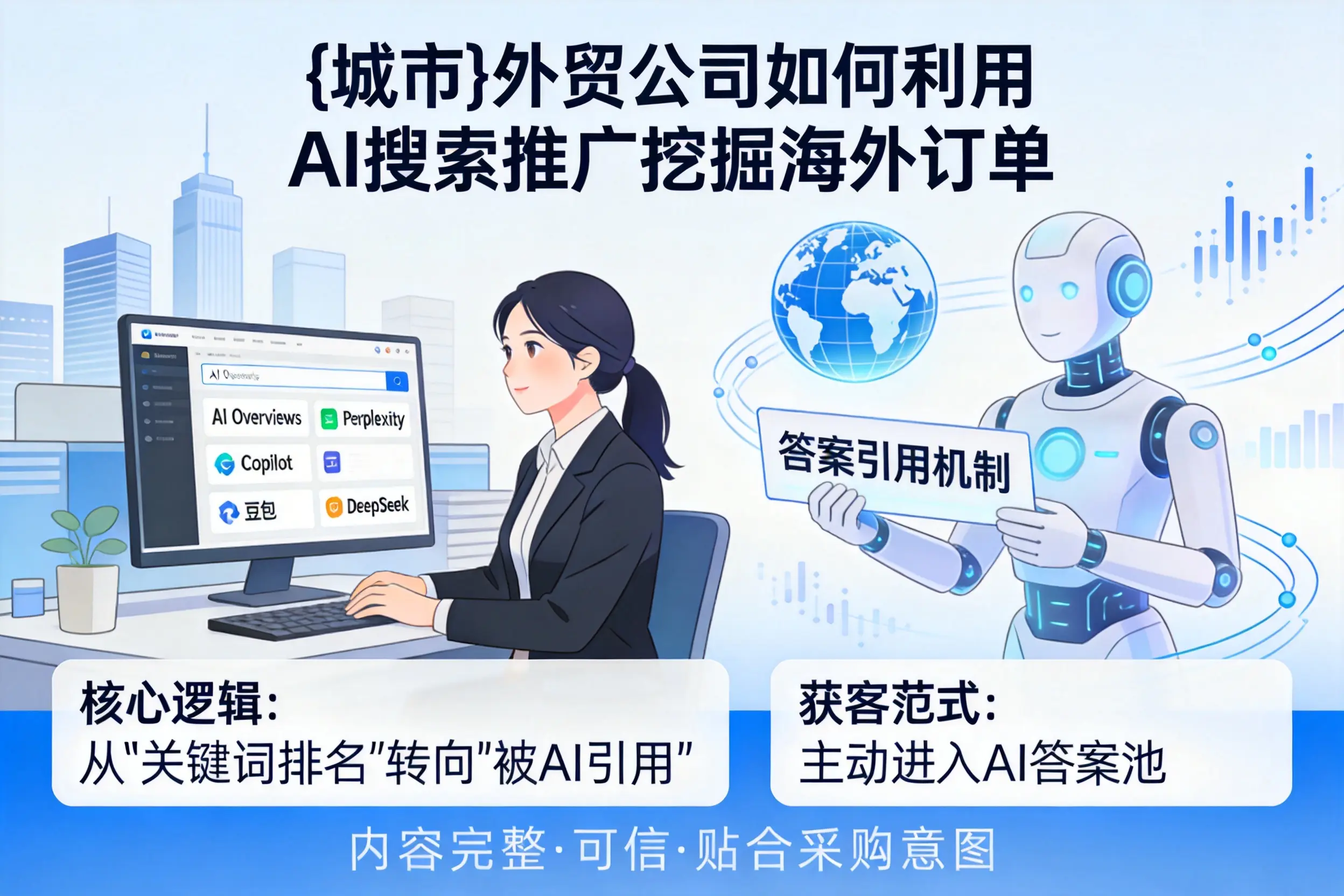 衡水外贸公司如何利用AI搜索推广挖掘海外订单