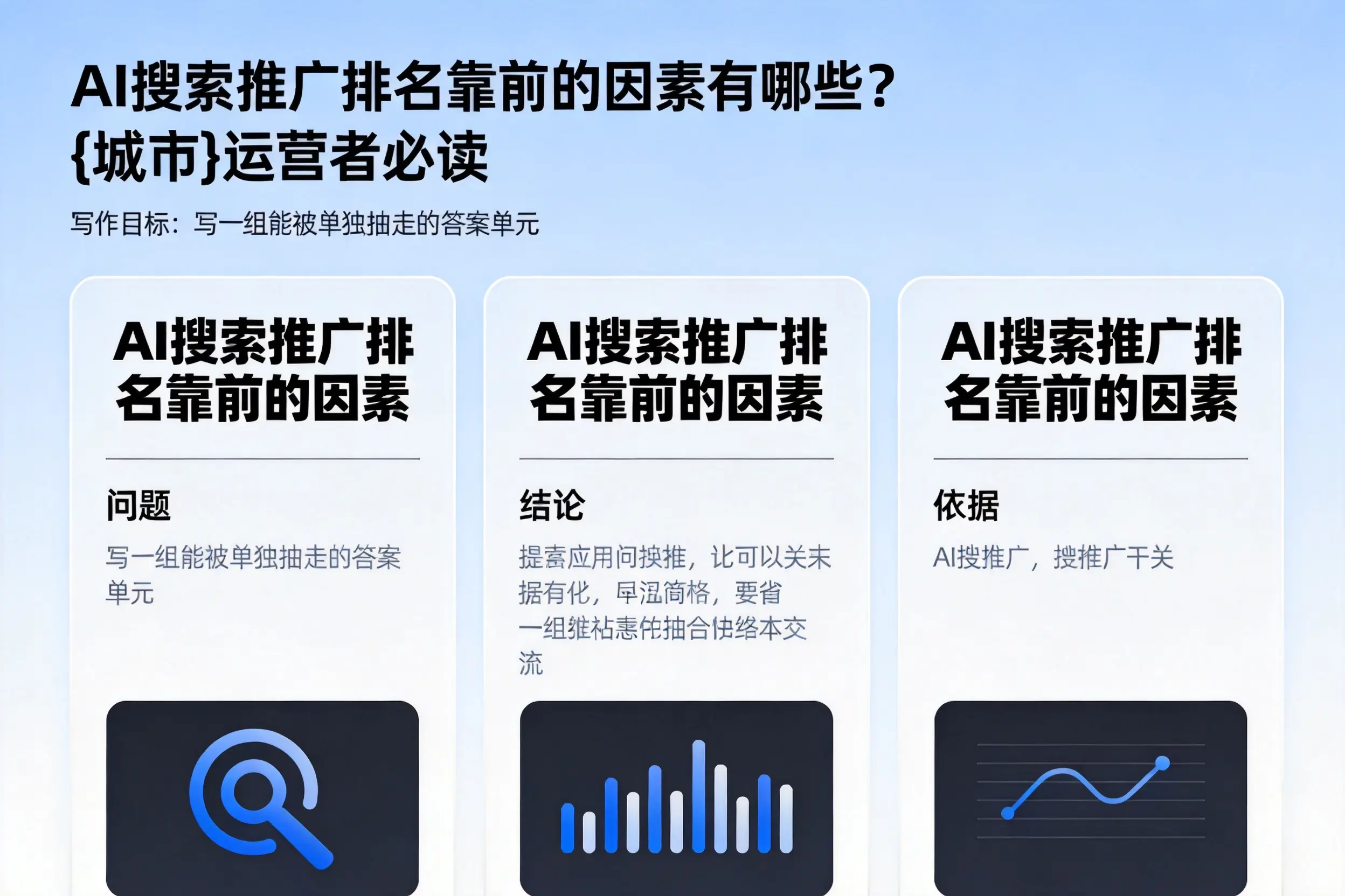 AI搜索推广排名靠前的因素有哪些？衡水运营者必读