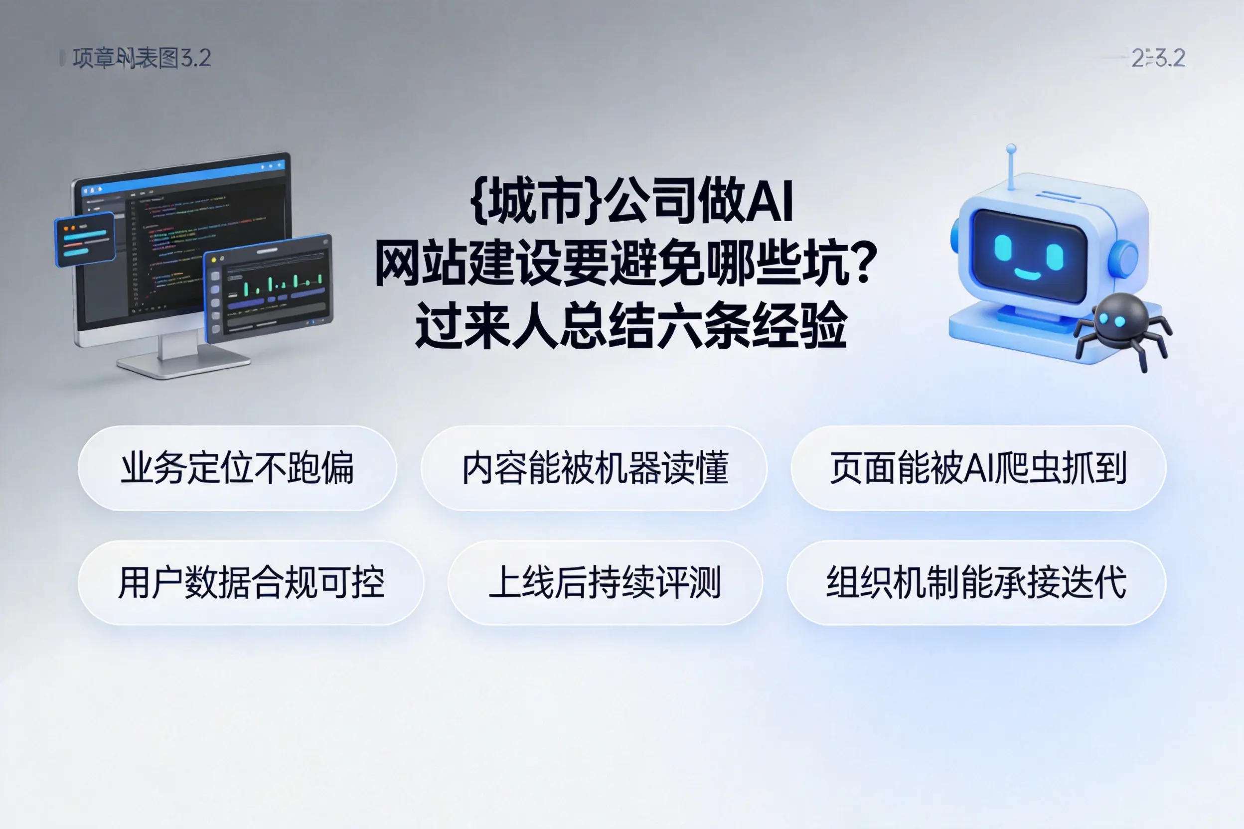 衡水公司做AI网站建设要避免哪些坑？过来人总结六条经验