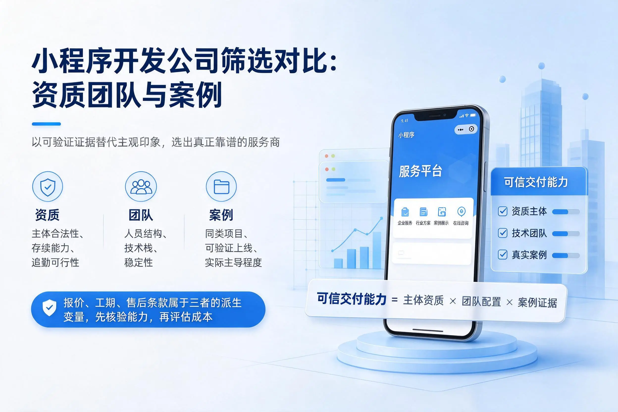 衡水小程序开发公司筛选对比:资质团队与案例