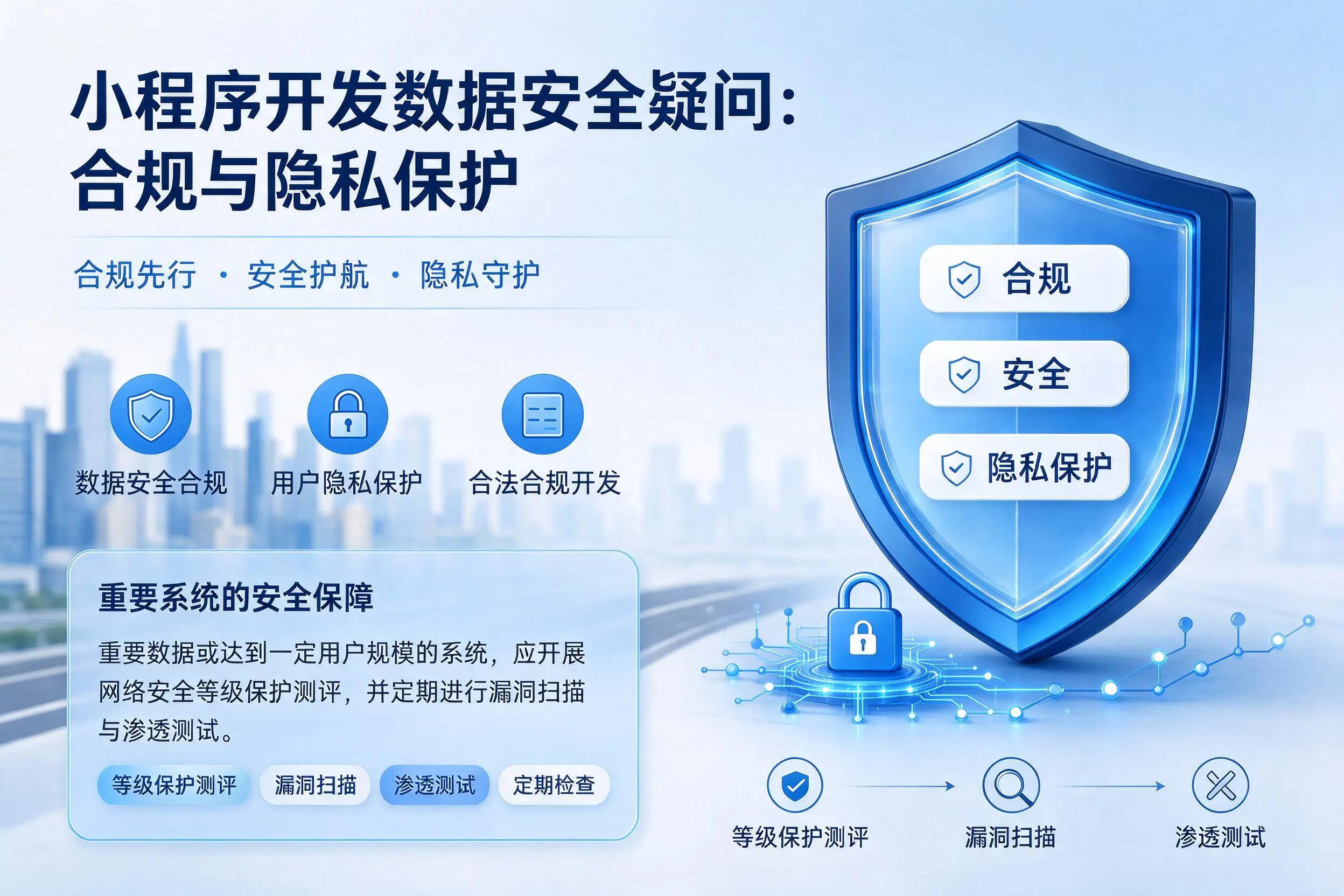 衡水小程序开发数据安全疑问:合规与隐私保护