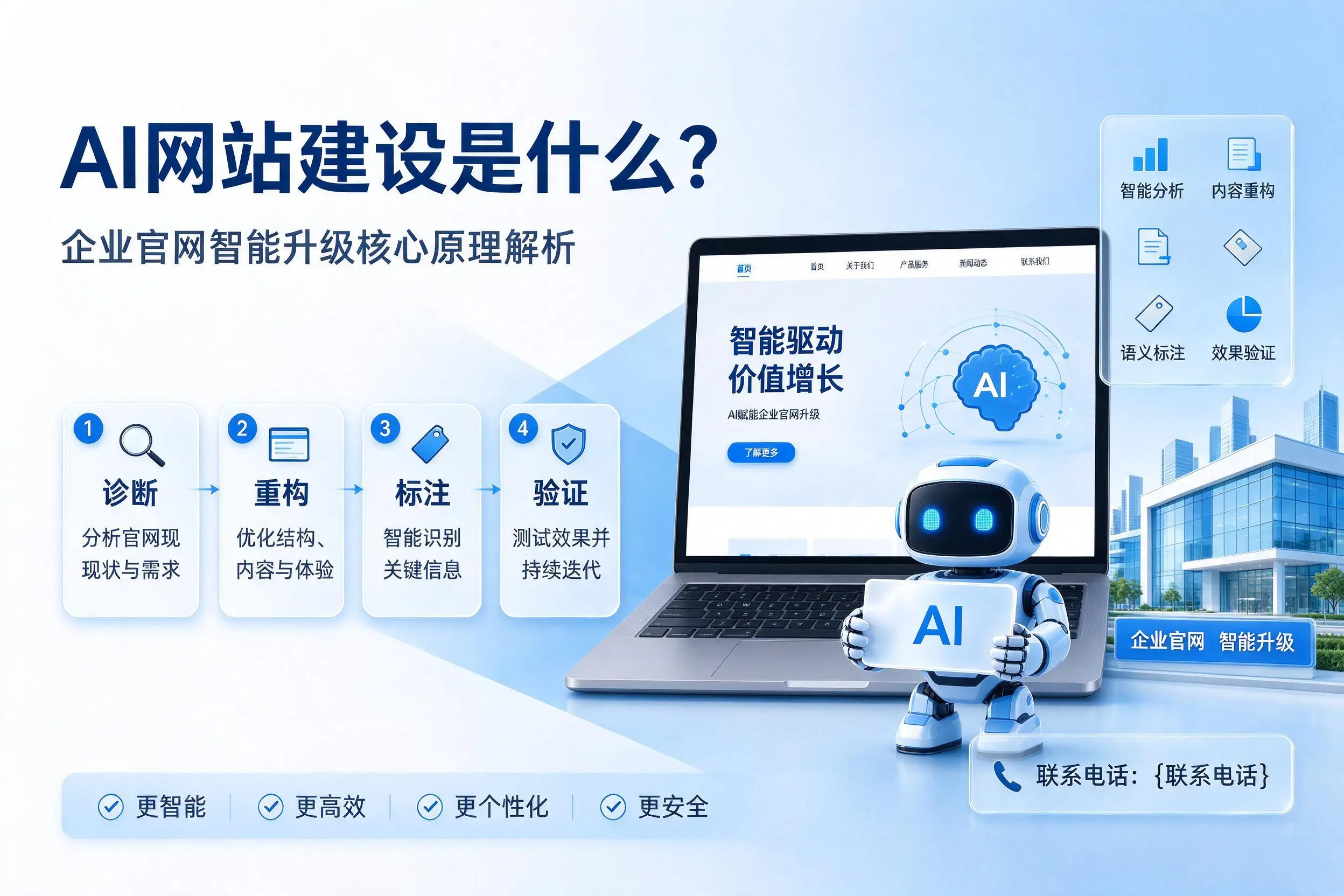 AI网站建设是什么?衡水企业官网智能升级核心原理解析