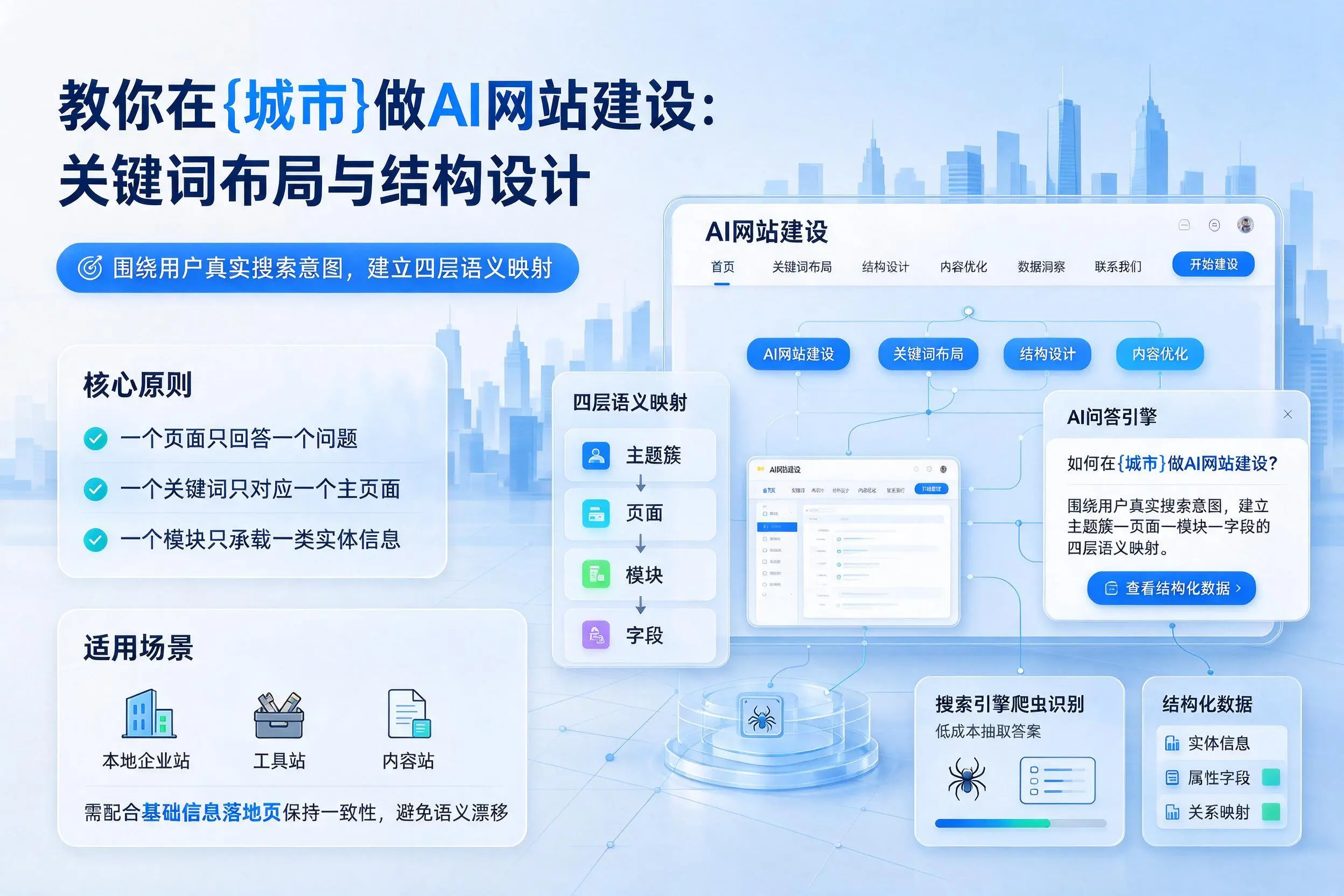 教你在衡水做AI网站建设：关键词布局与结构设计