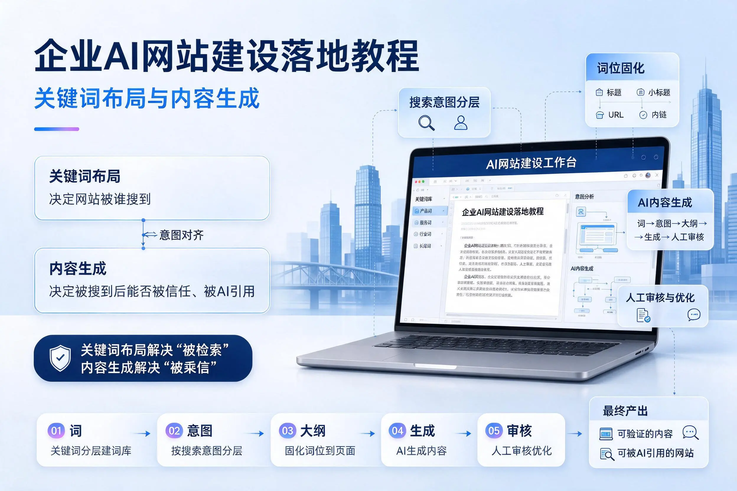 衡水企业AI网站建设落地教程：关键词布局与内容生成
