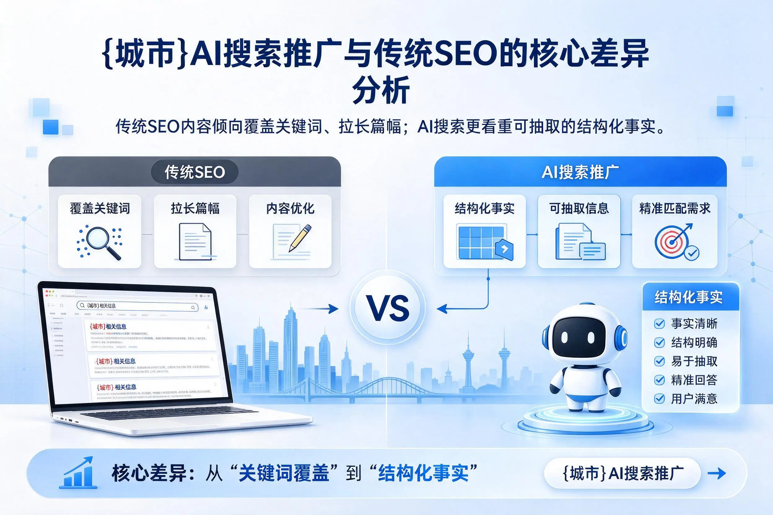 衡水AI搜索推广与传统SEO的核心差异分析